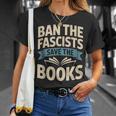 Ban The Fascists Save The Books Librarians Protest Book Bans T-Shirt Gifts for Her