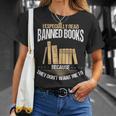 Banned Book Set Book Lover Banned Book List Librarian T-Shirt Gifts for Her