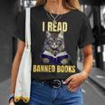Banned Books Cat Reader Anti-Censorship T-Shirt Gifts for Her Banned Books Cat Reader Anti-Censorship T-Shirt Gifts for Her