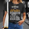 Beware You Say Used In A Book Author Writer T-Shirt Gifts for Her Beware You Say Used In A Book Author Writer T-Shirt Gifts for Her