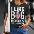 I Like BIG Books & I Cannot Lie T-Shirt Gifts for Her