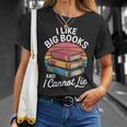 I Like Big Books Cannot Lie Librarian Reading Teacher T-Shirt Gifts for Her