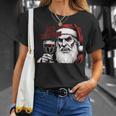 Bite Christmas Vampire Santa Claus Vintage Comic Book Style T-Shirt Gifts for Her