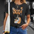 Boo Kids Book Lover Ghost Halloween Librarian T-Shirt Gifts for Her Boo Kids Book Lover Ghost Halloween Librarian T-Shirt Gifts for Her