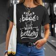 The Book Was Better Reader Teacher Librarian Reading Lovers T-Shirt Gifts for Her