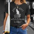 Book Bookworm Cat Lover Reading T-Shirt Gifts for Her Book Bookworm Cat Lover Reading T-Shirt Gifts for Her