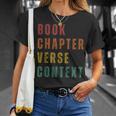 Book Chapter Verse Context T-Shirt Gifts for Her Book Chapter Verse Context T-Shirt Gifts for Her
