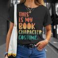 This Is My Book Character Costume Retro Halloween T-Shirt Gifts for Her This Is My Book Character Costume Retro Halloween T-Shirt Gifts for Her