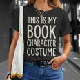 This Is My Book Character Costume T-Shirt Gifts for Her
