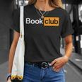 Book Club Logo For Novel Literature Reading Lover T-Shirt Gifts for Her