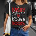 Book Dog Lover Reading Library Librarian T-Shirt Gifts for Her