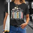 Book Flower Marriage Family Therapist Counseling Therapy T-Shirt Gifts for Her Book Flower Marriage Family Therapist Counseling Therapy T-Shirt Gifts for Her