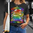 Book Flower Radicalized By Basic Decency Feminist LGBT Gay T-Shirt Gifts for Her