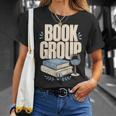 Book Group Reader Club Crew Cozy Nights Book Club T-Shirt Gifts for Her