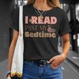Book Lover I Read Past My Bedtime Bookworm Reader Librarian T-Shirt Gifts for Her Book Lover I Read Past My Bedtime Bookworm Reader Librarian T-Shirt Gifts for Her