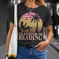 Book Lover Women Girls I'd Rather Be Reading T-Shirt Gifts for Her Book Lover Women Girls I'd Rather Be Reading T-Shirt Gifts for Her