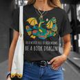 Book Lover In A World Full Of Bookworms Be A Book Dragon T-Shirt Gifts for Her