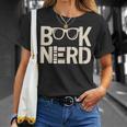 BOOK NERD Bibliophilia Book Reader Literature Bookworm T-Shirt Gifts for Her BOOK NERD Bibliophilia Book Reader Literature Bookworm T-Shirt Gifts for Her