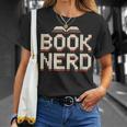 Book Nerd Retro Pixel Reading Librarian Aesthetic T-Shirt Gifts for Her