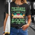 Book And Pajama Pajamas On Book Open T-Shirt Gifts for Her Book And Pajama Pajamas On Book Open T-Shirt Gifts for Her
