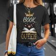 Book Queen Book Lovers Bookworm Reading Novelty Shirt T-Shirt Gifts for Her