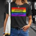 Book Read Literary Gay Pride Flag Rainbow LGBTQ Queer T-Shirt Gifts for Her