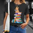 Book Reading Kangaroo Tea Coffee Kawaii Bookworm T-Shirt Gifts for Her