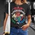 Book Reading Superheroes Like To Read T-Shirt Gifts for Her