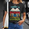 Book Reading Today A Reader Tomorrow A Leader T-Shirt Gifts for Her