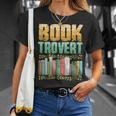 Book Trovert Introvert Reader T-Shirt Gifts for Her