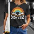 Book Vibes Bookworm Writer T-Shirt Gifts for Her