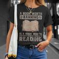 Book Worth Banning Is A Book Worth Reading Readers T-Shirt Gifts for Her Book Worth Banning Is A Book Worth Reading Readers T-Shirt Gifts for Her