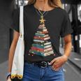 All Booked For Christmas Book T-Shirt Gifts for Her