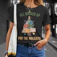 All Booked Up For The Holidays Reading Book Lover Xmas T-Shirt Gifts for Her All Booked Up For The Holidays Reading Book Lover Xmas T-Shirt Gifts for Her