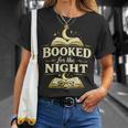 Booked For The Night Reading Quote Book Lovers T-Shirt Gifts for Her
