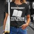 Bookmark Book Reader T-Shirt Gifts for Her