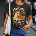 Books And BER Months Fall Librarian Reading Halloween T-Shirt Gifts for Her