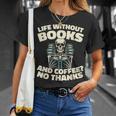 Books Bibliophile Librarian Library Literature Bookworm T-Shirt Gifts for Her