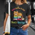 Books Coffee And Cats Thats Enough Cat Lover T-Shirt Gifts for Her Books Coffee And Cats Thats Enough Cat Lover T-Shirt Gifts for Her