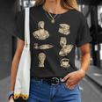 Books Coffee And Statues Dark Academia T-Shirt Gifts for Her