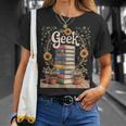 Books Geek Sunflower Floral Cute Vintage Books Reader Lover T-Shirt Gifts for Her Books Geek Sunflower Floral Cute Vintage Books Reader Lover T-Shirt Gifts for Her