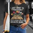 Books And My Hognose Snake Owner Hognose Snake Lover T-Shirt Gifts for Her