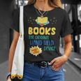 Books The Original Hand Held Device Librarian Read Teacher For Men Women Kids T-Shirt Gifts for Her