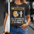 Books Reading Lovers Bookworm Librarian Book Nerd Read T-Shirt Gifts for Her