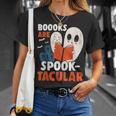 Books Are Spook-Tacular Halloween Bookworm Book Reading T-Shirt Gifts for Her Books Are Spook-Tacular Halloween Bookworm Book Reading T-Shirt Gifts for Her