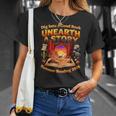 Books Summer Reading 2026 Unearth A Story Dinosaur T-Shirt Gifts for Her Books Summer Reading 2026 Unearth A Story Dinosaur T-Shirt Gifts for Her