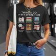 Books Things I Do In My Spare Time Reading T-Shirt Gifts for Her