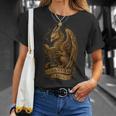 Bookworm & Proud Griffin Reading Book Vintage Fantasy Reader T-Shirt Gifts for Her Bookworm & Proud Griffin Reading Book Vintage Fantasy Reader T-Shirt Gifts for Her