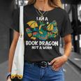 Bookworm Books Reading I Am A Book Dragon T-Shirt Gifts for Her
