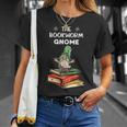 The Bookworm Gnome Christmas Gnome Book Reading Enthusiast T-Shirt Gifts for Her The Bookworm Gnome Christmas Gnome Book Reading Enthusiast T-Shirt Gifts for Her